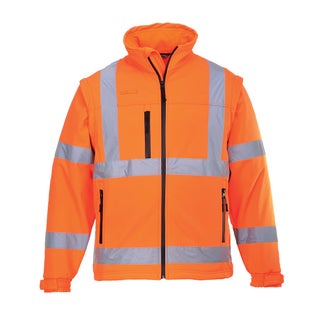 US428 - Hi-Vis Softshell Jacket (3L) Orange